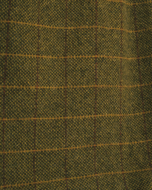 Olive Plaid Mini Skirt
