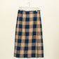 Plaid Wrap Skirt