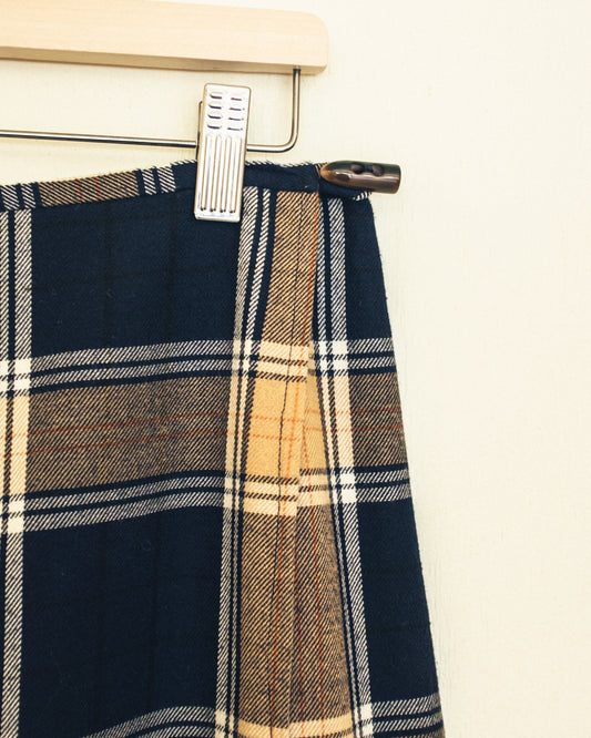Plaid Wrap Skirt