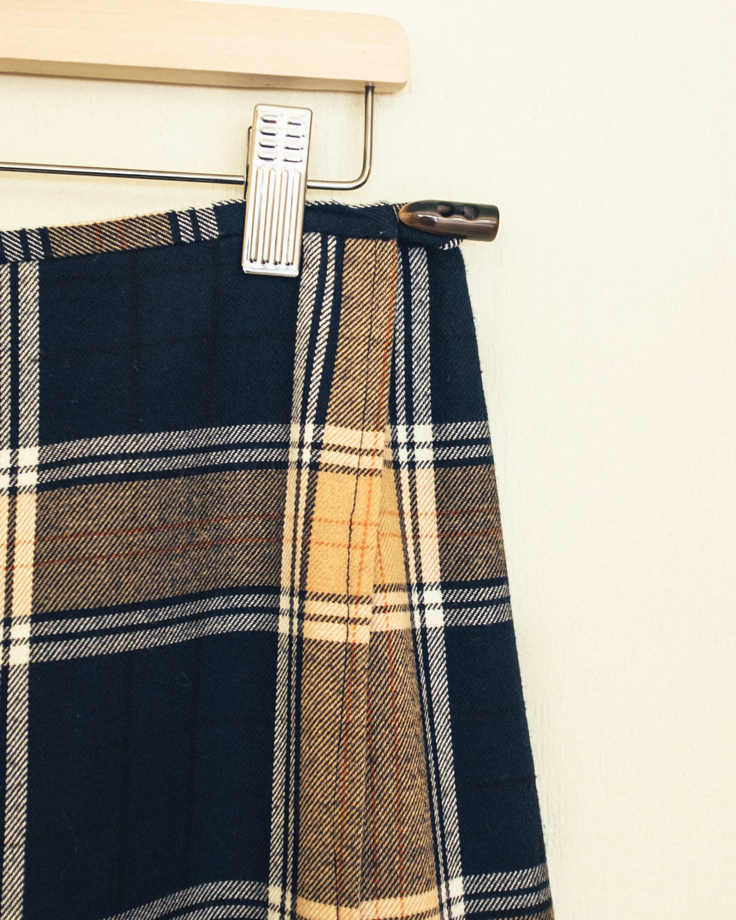 Plaid Wrap Skirt
