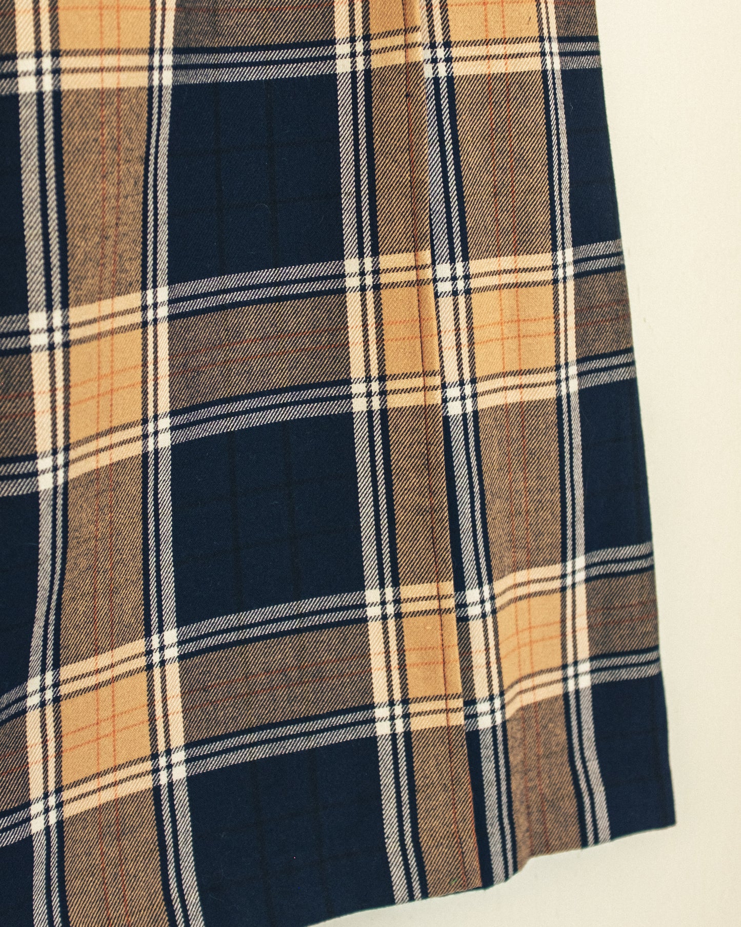 Plaid Wrap Skirt