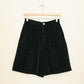 Plaid Corduroy Shorts