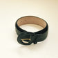 Wide Ostrich Belt