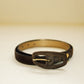 Walnut Suede Belt