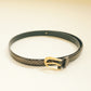 Skinny Snakeskin Belt