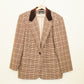 Mixed Houndstooth Blazer