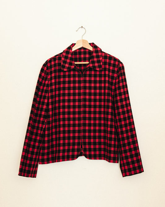 Red Plaid Jacket