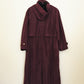 Plum Trench Coat