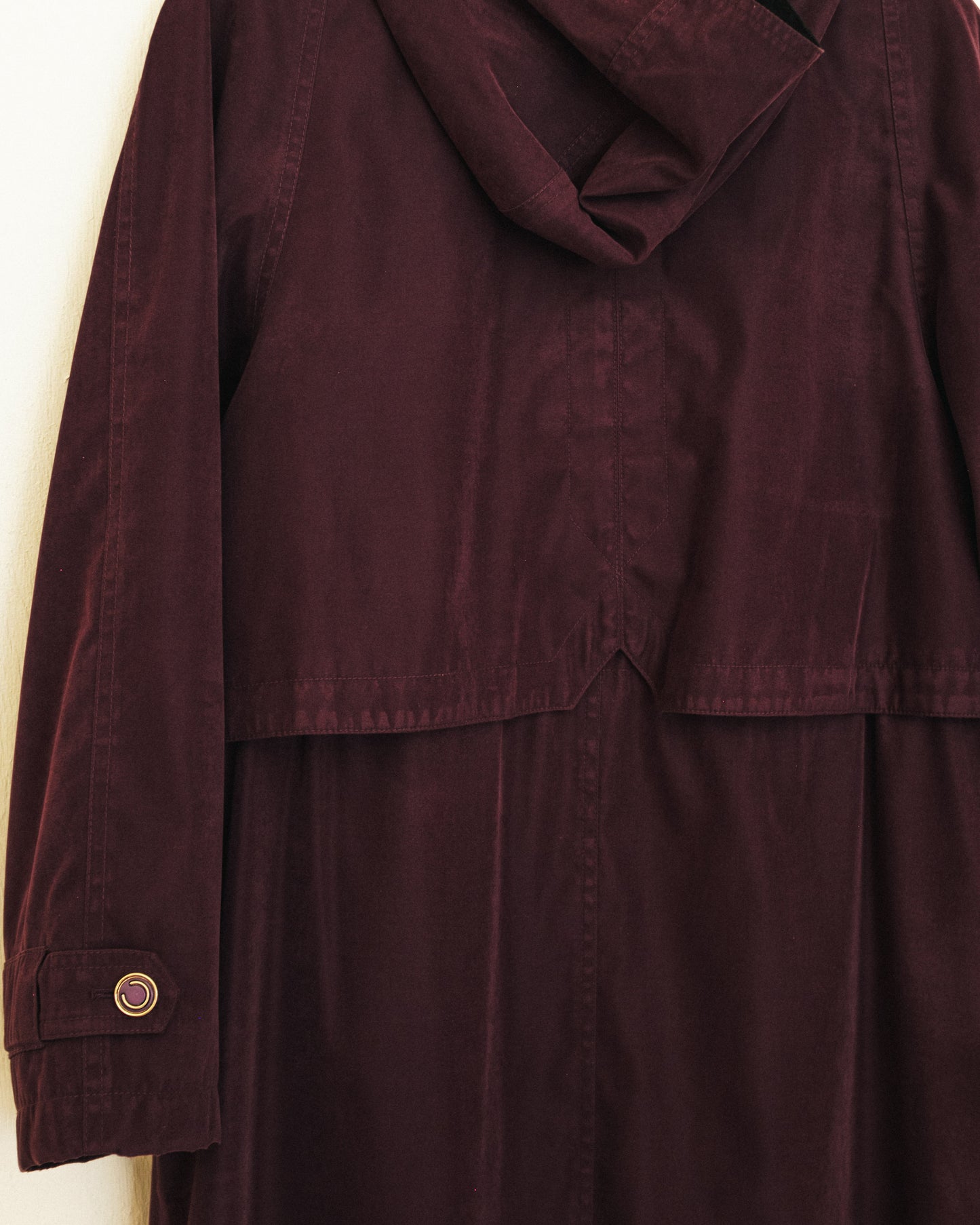 Plum Trench Coat