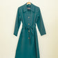 Teal Trench Coat