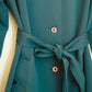 Teal Trench Coat