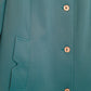 Teal Trench Coat