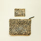 Zipper Clutch - Leopard Pony Hair