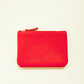 Zipper Clutch - Tomato