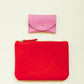 Zipper Clutch - Tomato