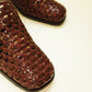 Laced Leather Mules 7.5