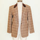 Mixed Houndstooth Blazer
