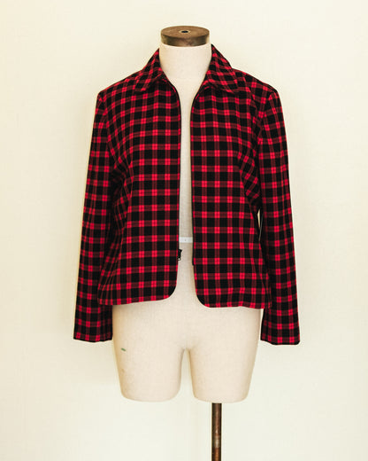 Red Plaid Jacket