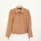 Microsuede Tie Jacket