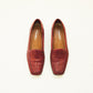 Crimson Woven Loafers 7