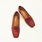 Crimson Woven Loafers 7