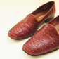 Crimson Woven Loafers 7