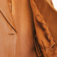 Caramel Leather Blazer