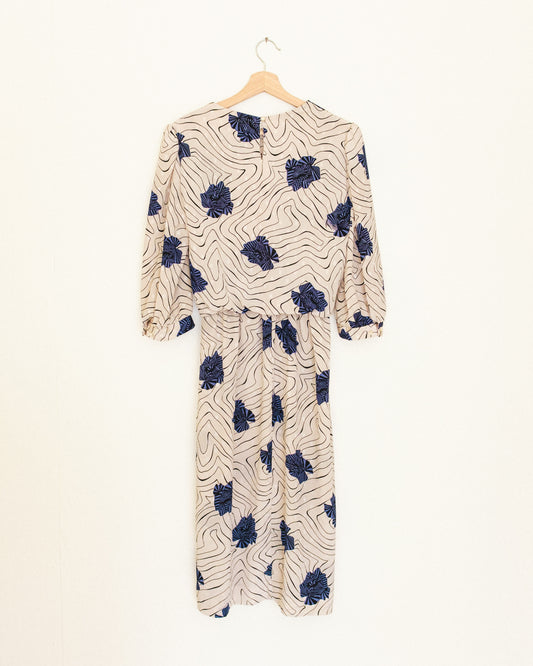Calligraphic Swirl Dress