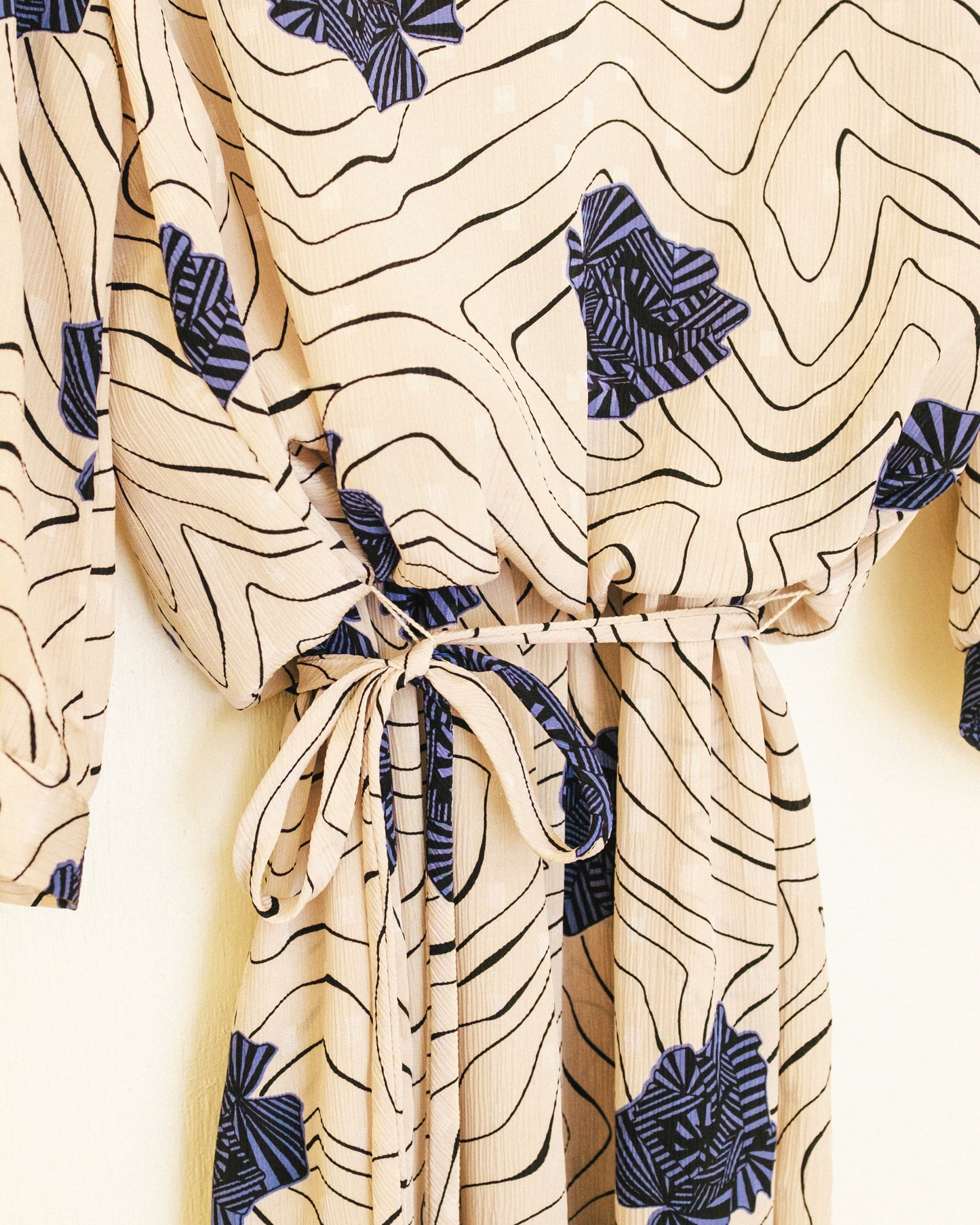 Calligraphic Swirl Dress