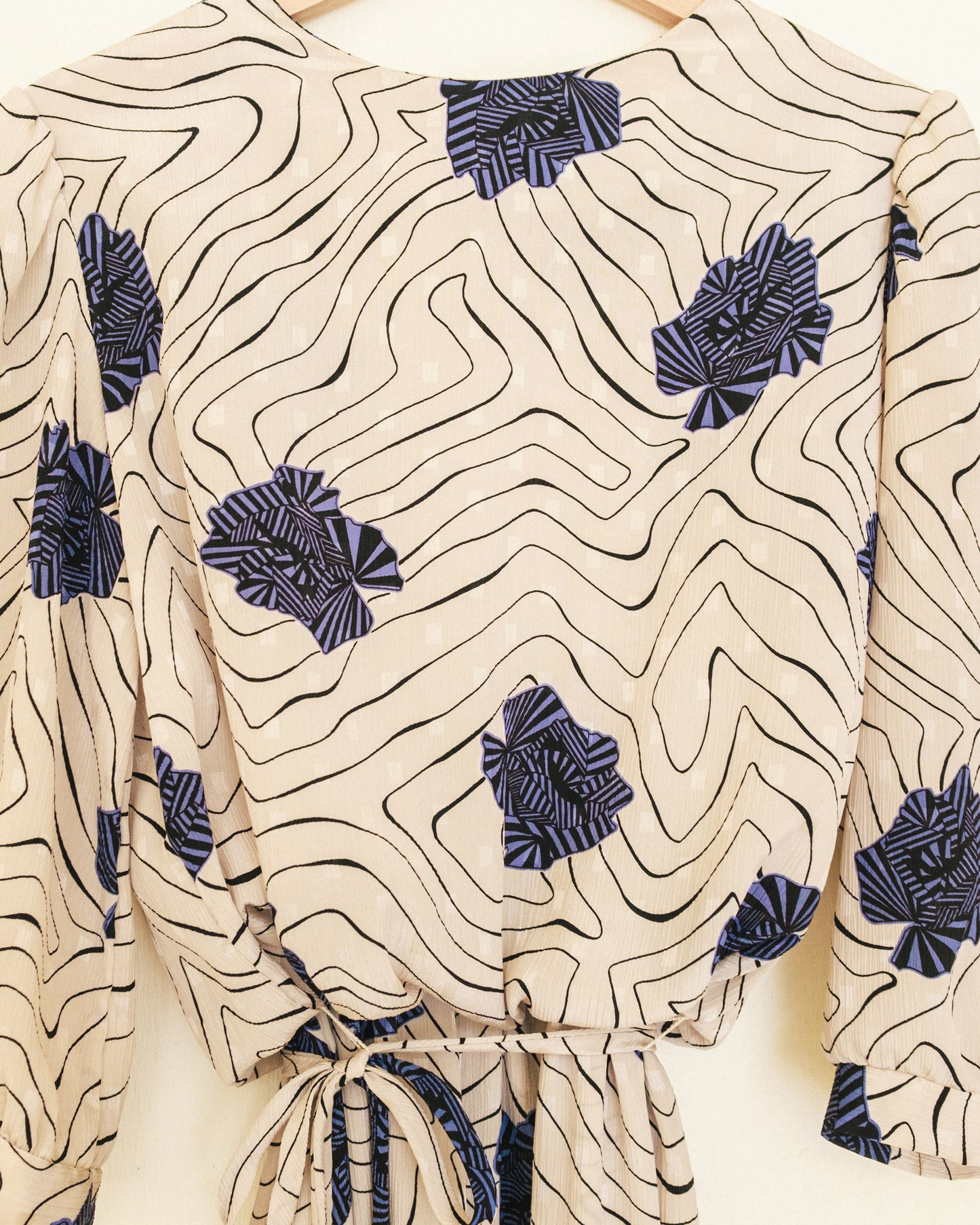 Calligraphic Swirl Dress