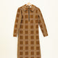 70's Golden Shirtdress