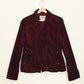 Velvet Ruffle Jacket