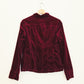 Velvet Ruffle Jacket