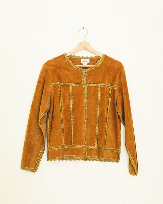 Piecework Suede Jacket