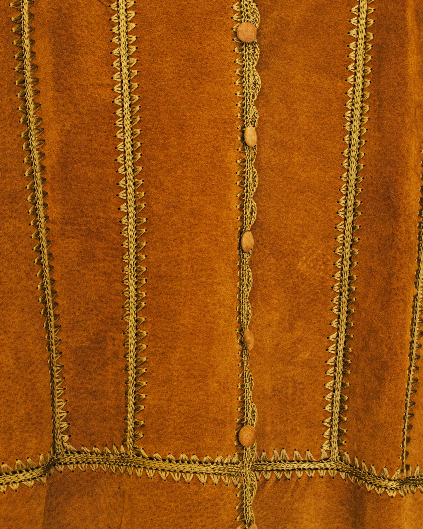 Piecework Suede Jacket
