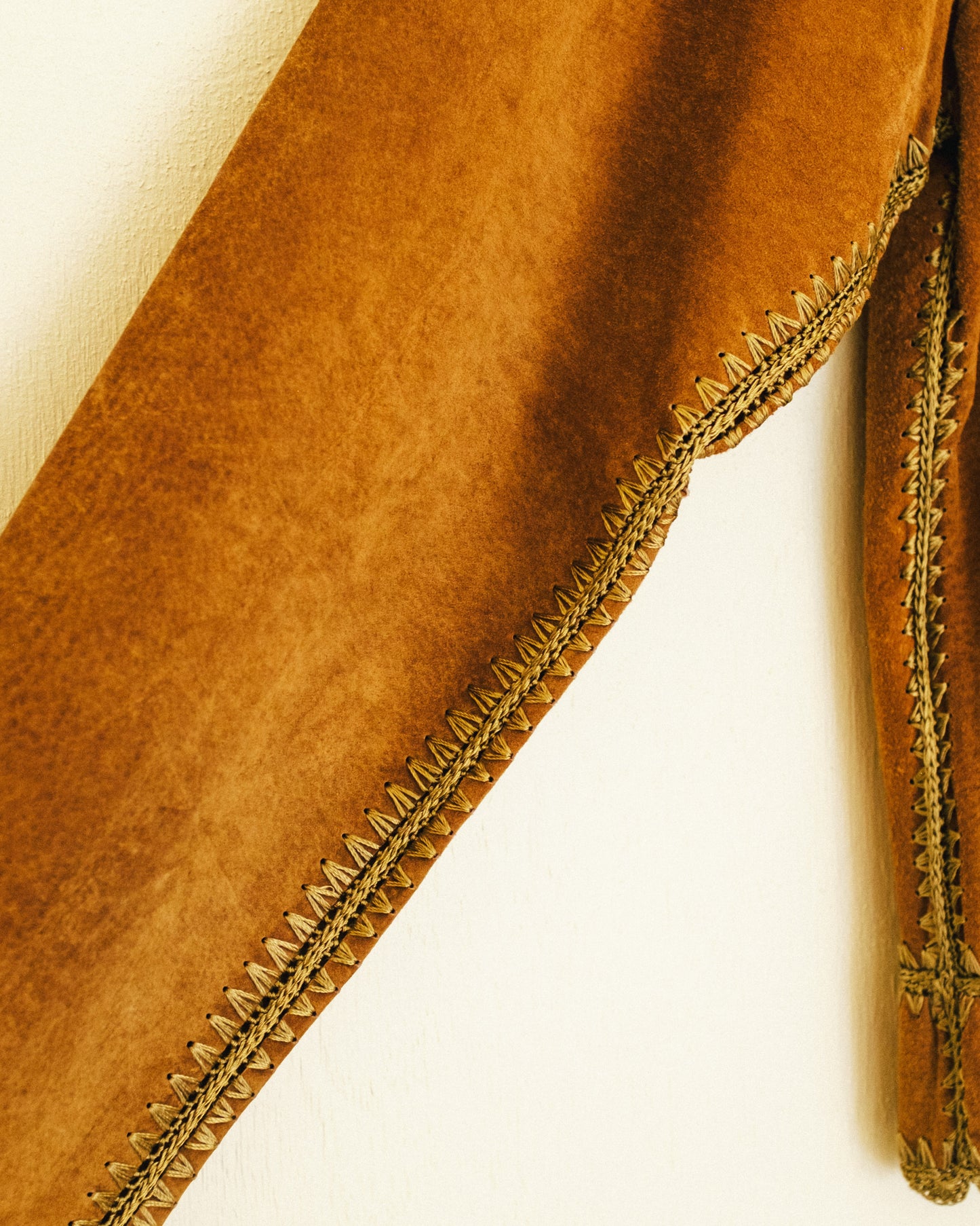 Piecework Suede Jacket