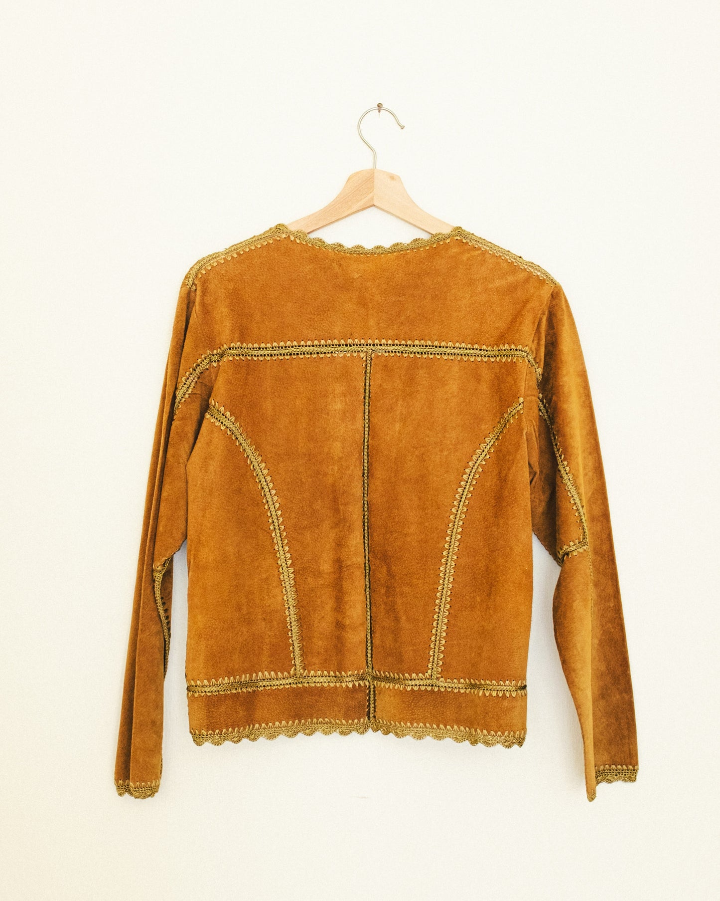 Piecework Suede Jacket