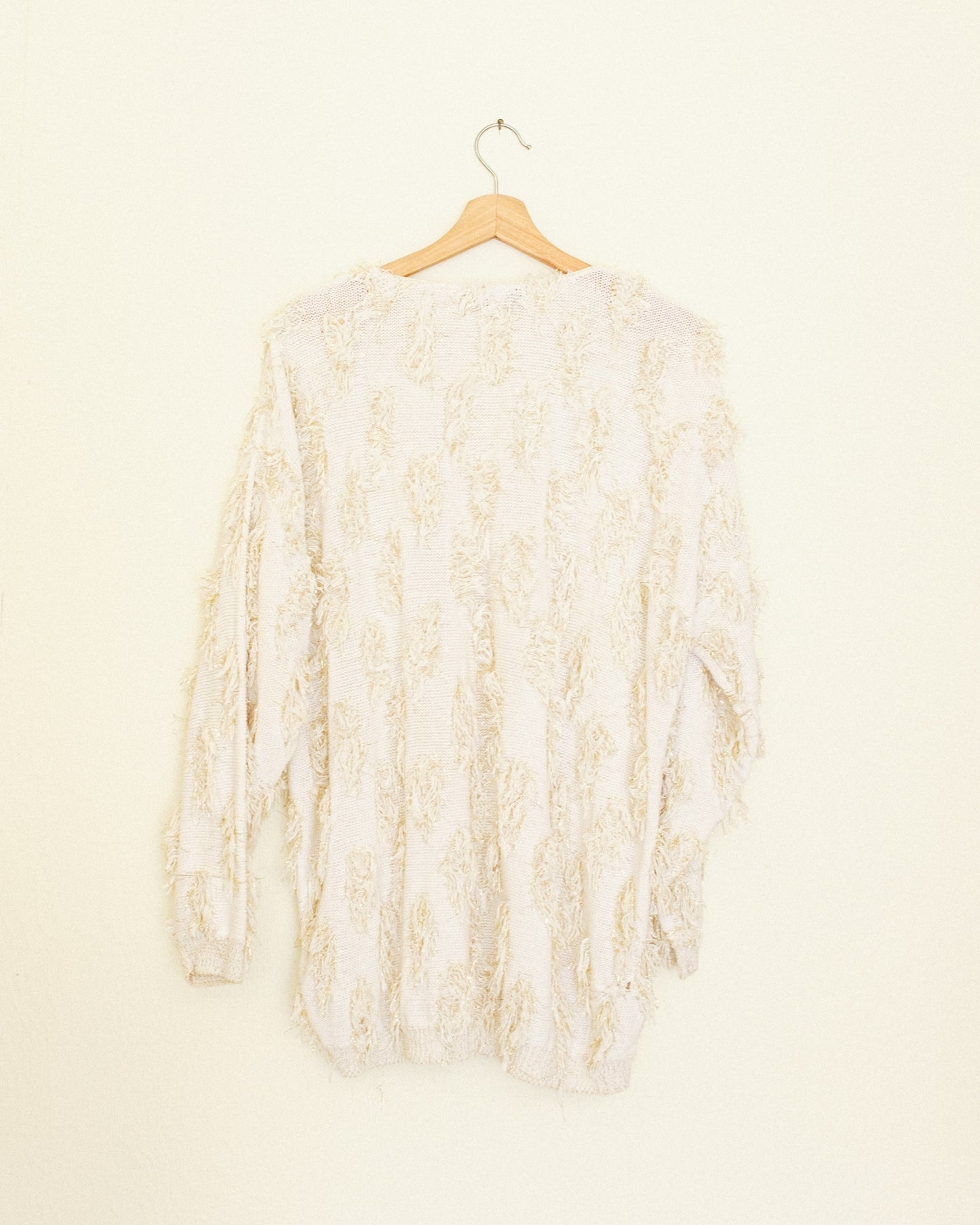 Gold Fringe Sweater