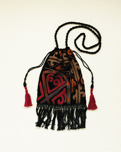 Velvet Tassel Purse