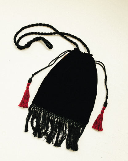 Velvet Tassel Purse