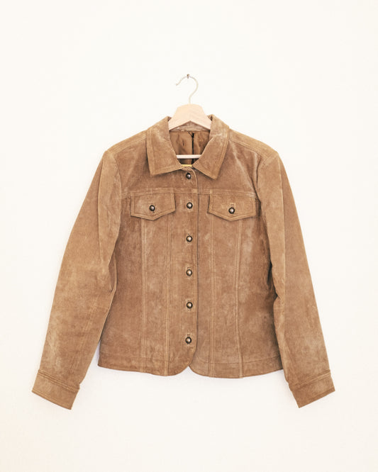 Suede Shirt Jacket