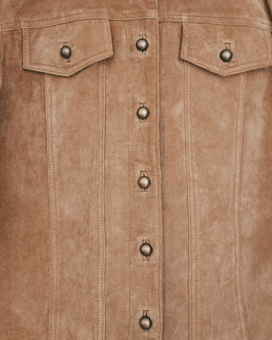 Suede Shirt Jacket