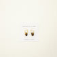 Tiger’s Eye Hoops