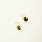 Tiger’s Eye Hoops
