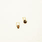 Tiger’s Eye Hoops