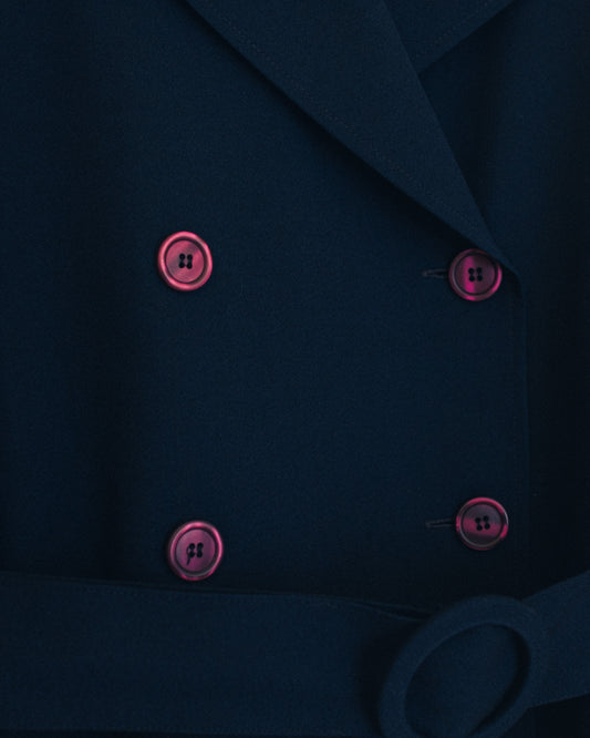 Navy Trench Jacket
