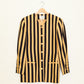 Tan Striped Jacket