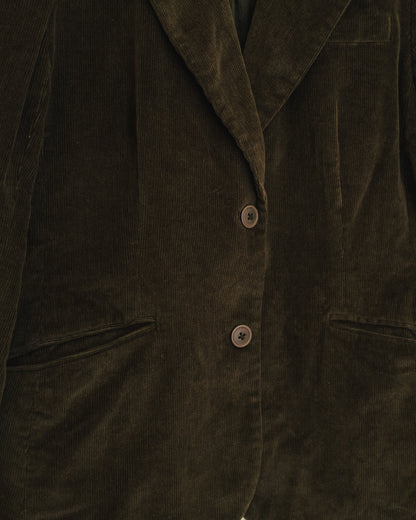 Olive Corduroy Blazer