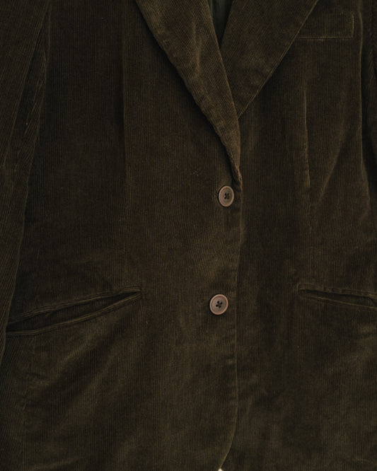 Olive Corduroy Blazer