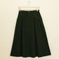 Contrast Trim Pocket Skirt